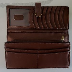 Fossil leather wallet